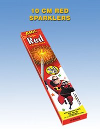 10cm Deluxe Red Sparklers