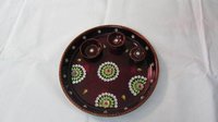 Decorated Traditional Puja Thali