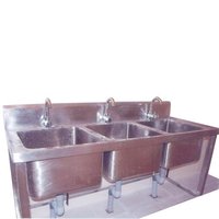 Three Sink Unit