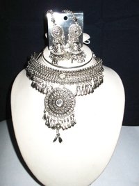 Oxidized Necklace Set