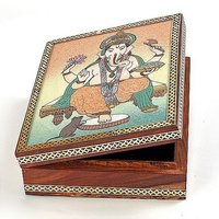 Gemstone Painting Jewellery Box