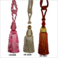 Hand Embroidered Tassel Earrings