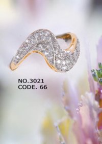 Rhinestone Finger Ring