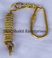 Nautical Brass Key Ring