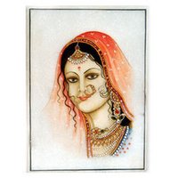 Marble Painting (Lady)