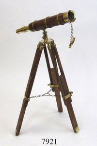 Nautical Brass Telescope on Tripod