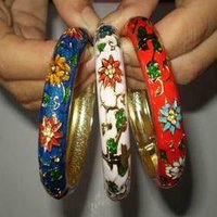 Colourful Meenakari Bangles