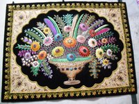 Silk Flower Wall Hanging