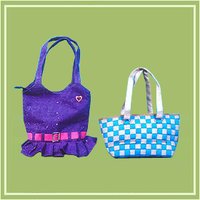 Jute Zari Work Bag