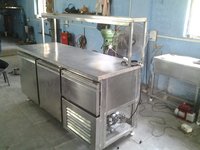 Stainless Steel Work Top Fridge