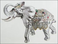 Decorative Elephant Idol