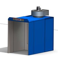 Side Draft Enclosure Type Dry Series Booth