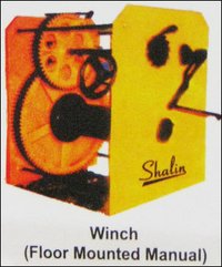 Floor Mounted Manual Winch