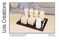 Wooden Pillar Holder