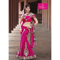 Magenta Bollywood Saree
