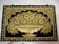 Zari Flower Wall Hanging