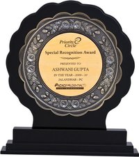 Wooden Trophy with Base