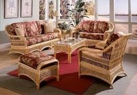 Cane Sofa Set