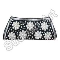 Black Beaded Bag