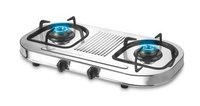 Gas Stove 2 Burner Oval Shape