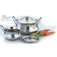 Stainless Steel Silver Cooking Pots