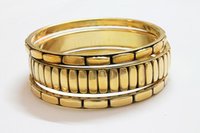 Gold Color Metal Bangles
