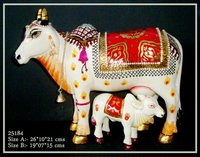 Marble Hand Painted Cow