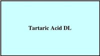 Tartaric Acid DL