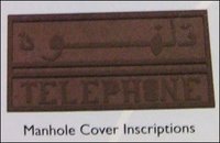 Telephone Manhole Cover Inscriptions
