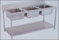 Three Sink Unit