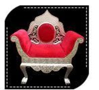 White Metal Sofa