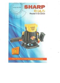 Sharp Gold Router (8 And 12mm)