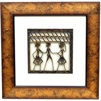 Dokra Painting 6 X 6 Antique Look Frame