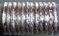 Diamond Cut Bangles