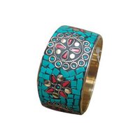 Lakh And Brass Bangle
