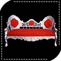 Designer Silver Sofa