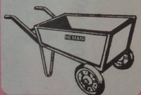 Hi/789 Double Wheel Barrow Trolley