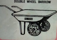Hi/792 Pan Type Double Wheel Barrow Trolley