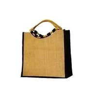 Cane Handle Shopping Jute Bag