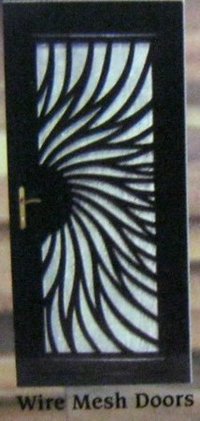 Wooden Wire Mesh Doors