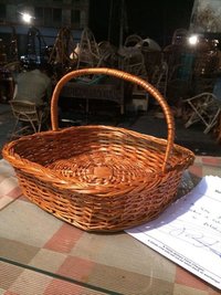 Willow Handle Basket