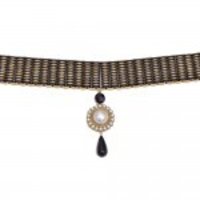 Designer Black Necklace Set