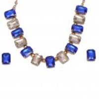 Fashion Blue Necklace Set