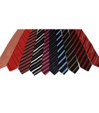 Woven Silk Slim Necktie