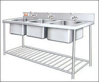 Three Sink Unit