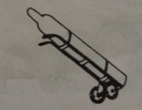 Single Gas Cylinder Trolley (HI-823)
