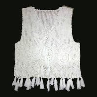 Ladies Crochet Vest