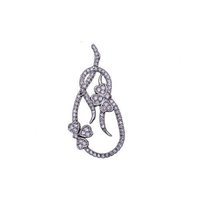 Fancy Sterling Silver CZ Pendants