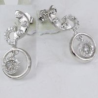 Sterling Silver CZ Earrings