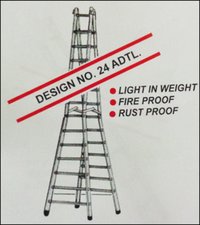 Aluminium Double Step Trestle Ladder (Design No. 24 ADTL)